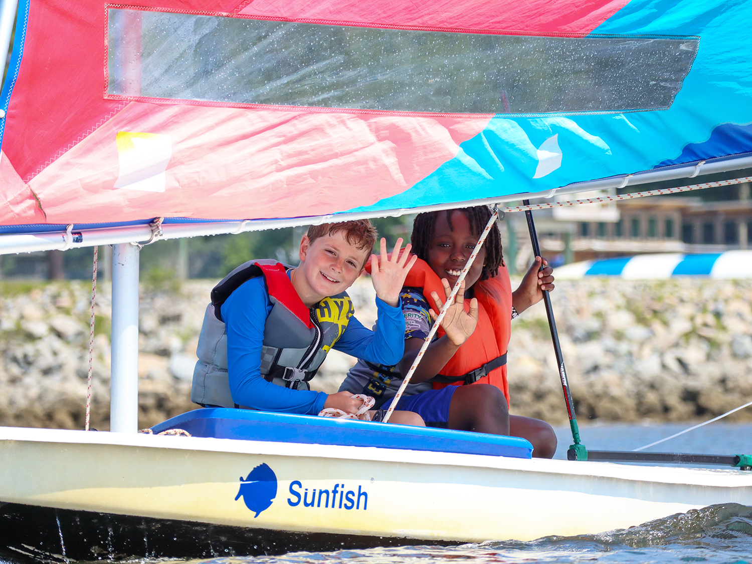 Camp Sea Gull, an overnight sailing camp on the coast of North Carolina