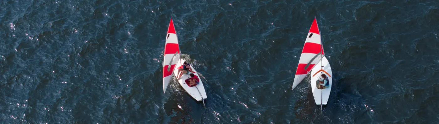 Sailing at Camp Sea Gull