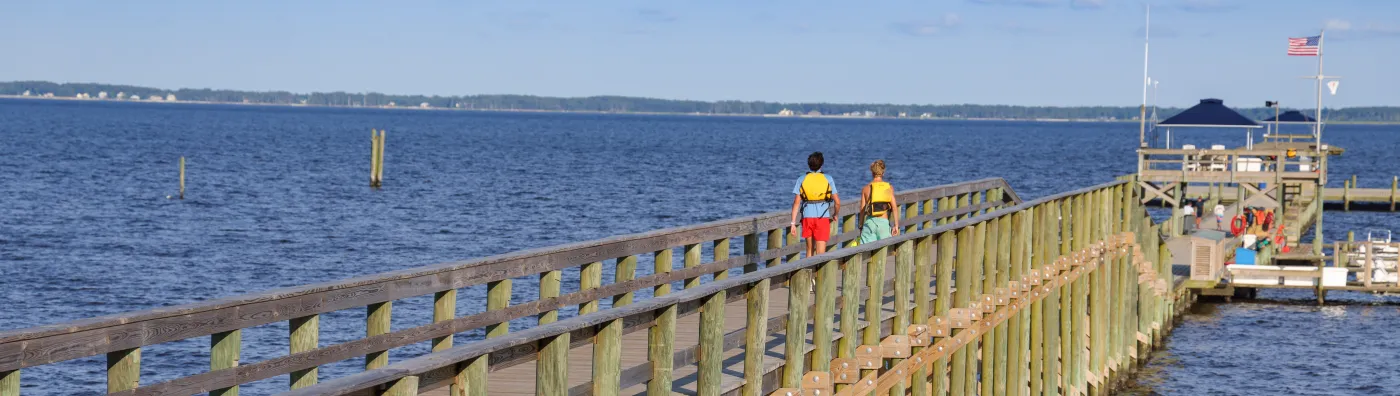 Pier at Camp Sea Gull