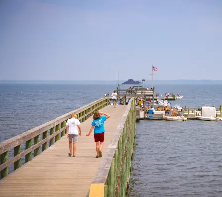 Pier at Camp Sea Gull