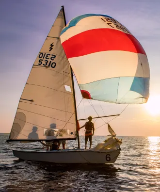 Sailing at Camp Sea Gull