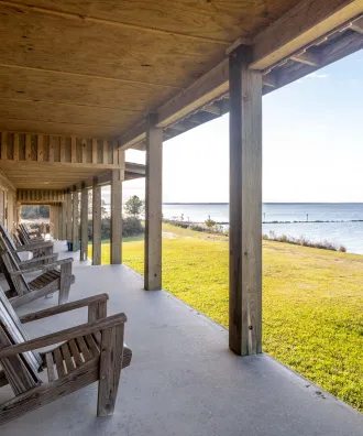 Front porch view from Pilot House