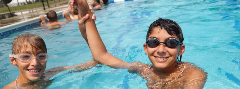 Swimming at Camp Sea Gull