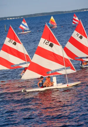 Sailing at Camp Sea Gull