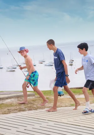 Fishing at Camp Sea Gull