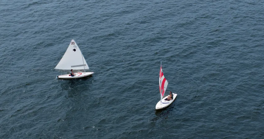 Sailing at Camp Sea Gull