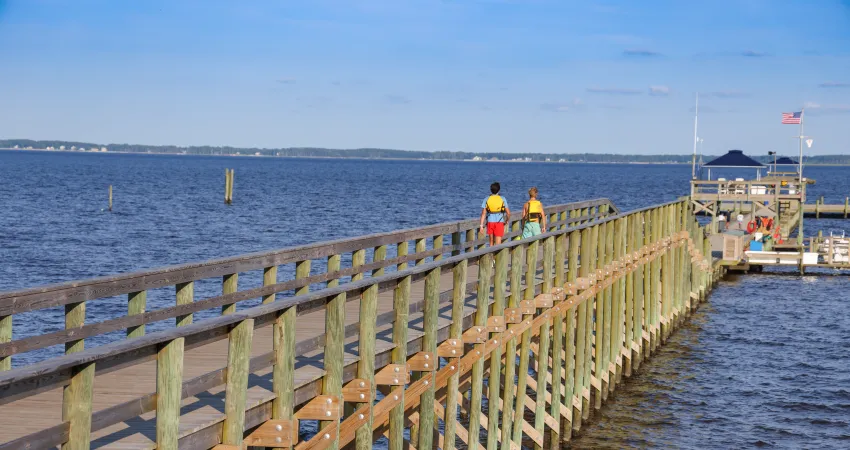 Pier at Camp Sea Gull