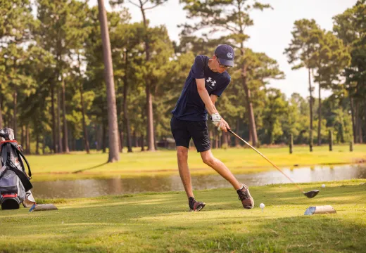 Golfing at Camp Sea Gull